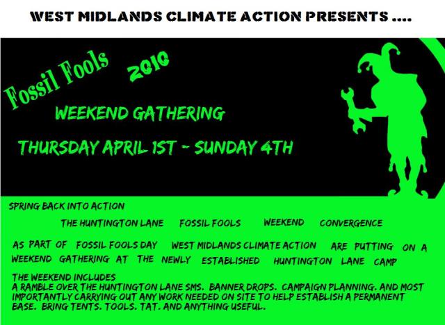 Fossil Fools Weekend